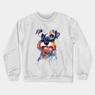 Schnauzer Head Crewneck Sweatshirt